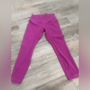 lululemon athletica 23” Magenta Leggings